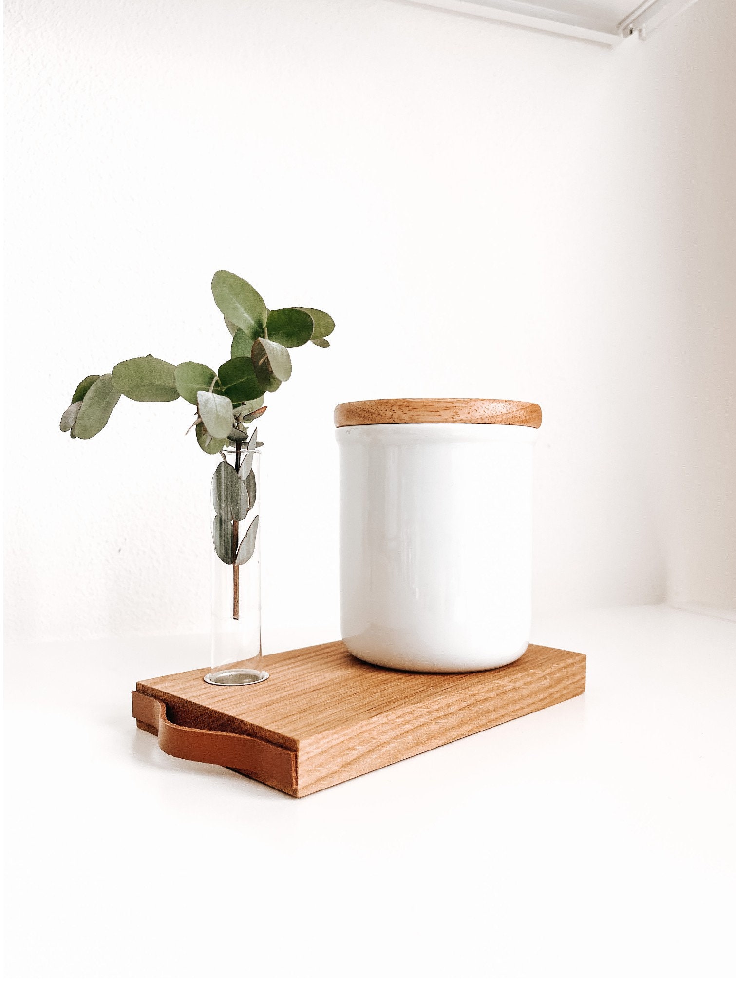 Caja de almacenamiento de cerámica con tapa sin motivo de | Etsy