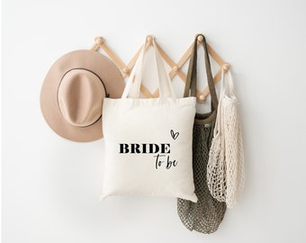 Cotton bag / bag "Bride to be"