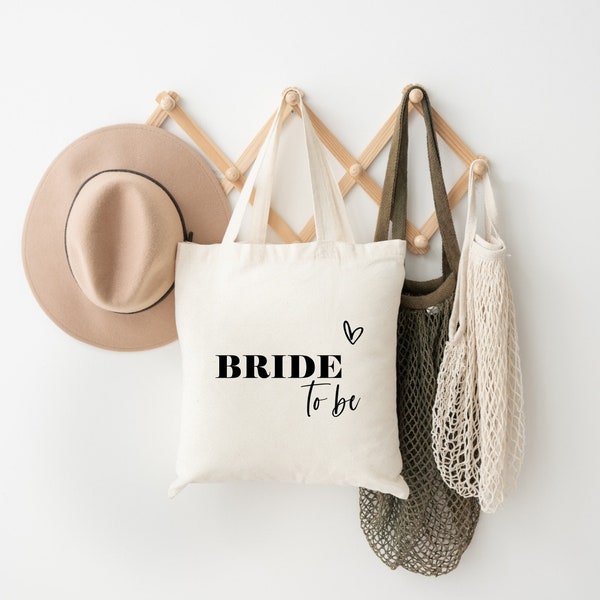 Baumwollbeutel / Tasche "Bride to be"