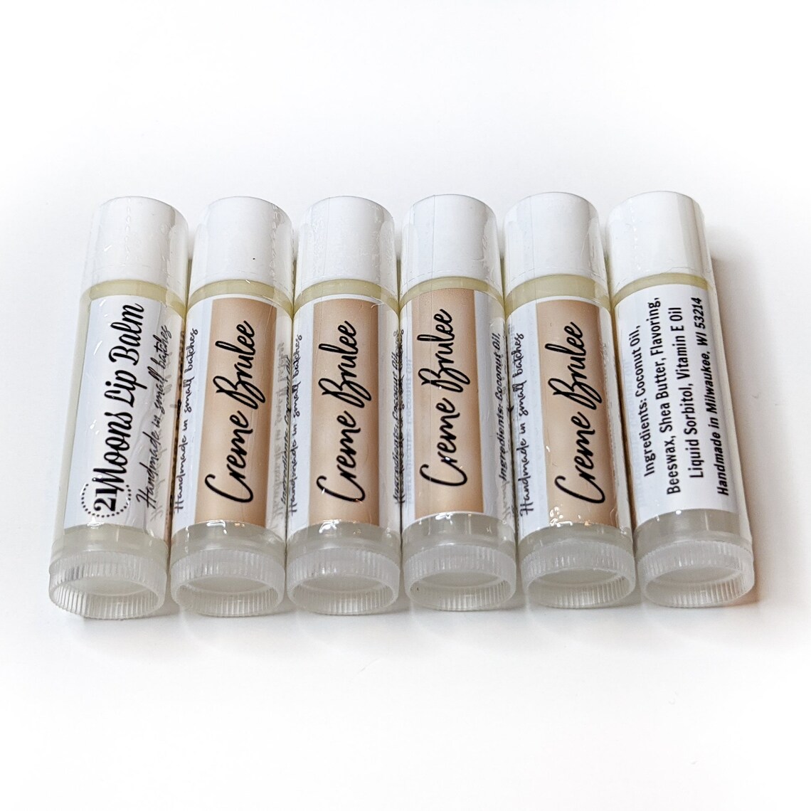 Lip Balm Shea Butter Beeswax Vitamin E Oil Coconut Oil Etsy