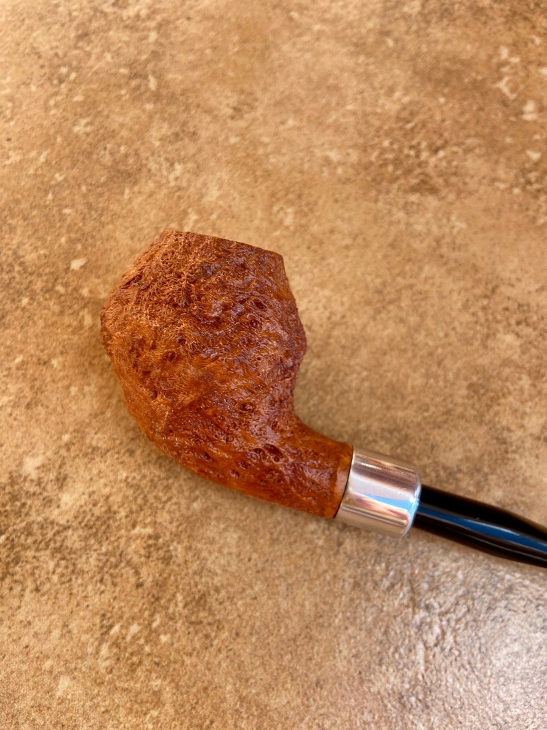 Smoking Pipe of Briar Exclusive Pipe With Vulcanite Stem Etsy