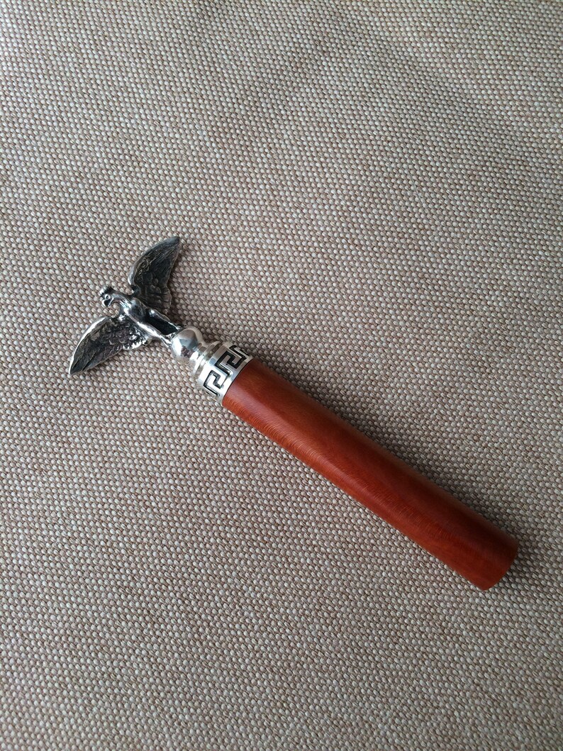 Vintage Pipe tamper Silver material Roman EAGLE tobacco tamper Etsy