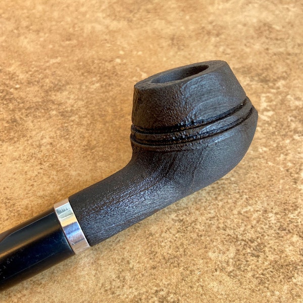 Sandblast smoking pipe of maple tree Handcarved bowl Wooden smoking pipe Tobacco pipe Anton pipe Wood goft