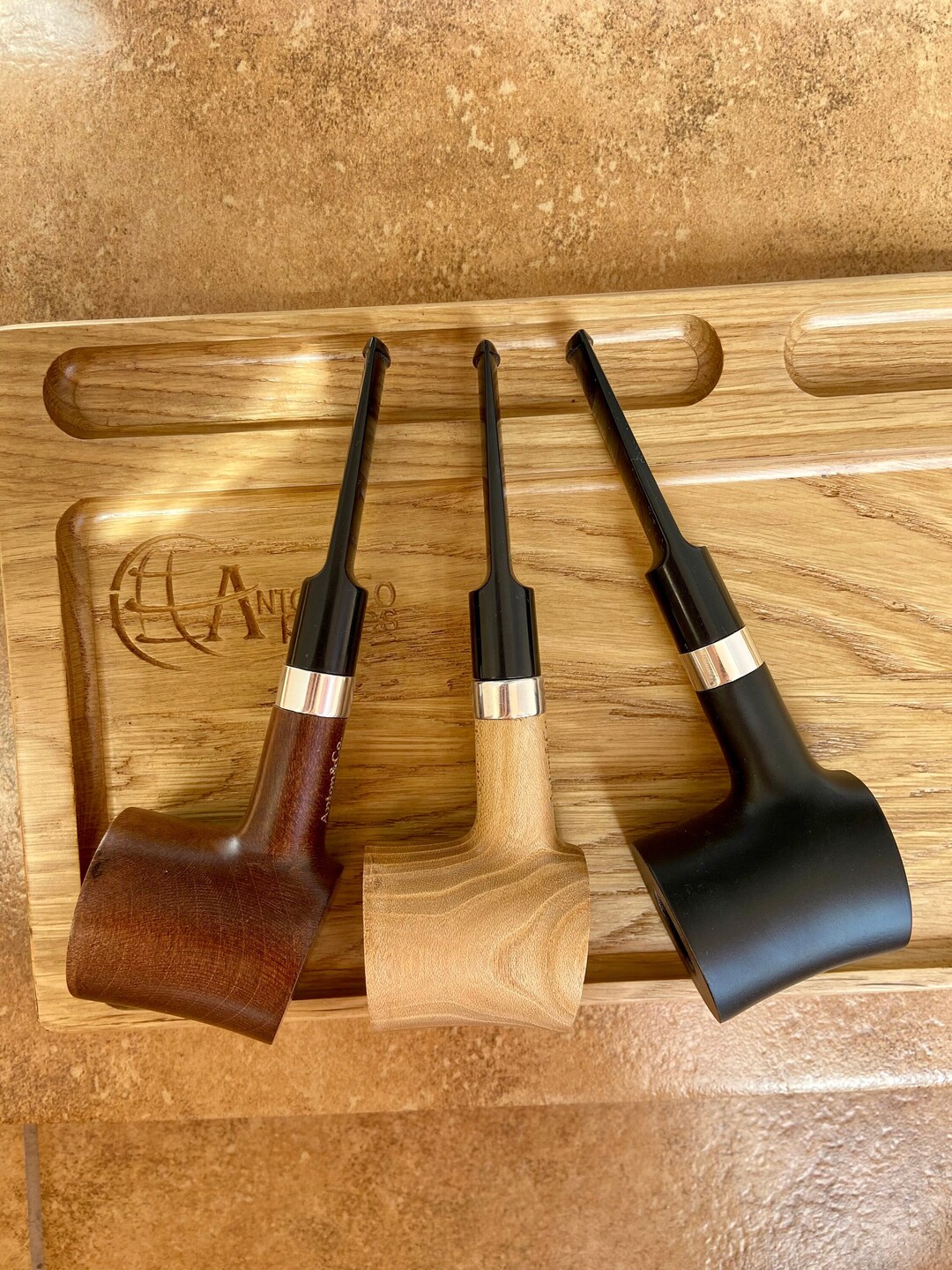 Smoking Pipe Made of Maple Tree 