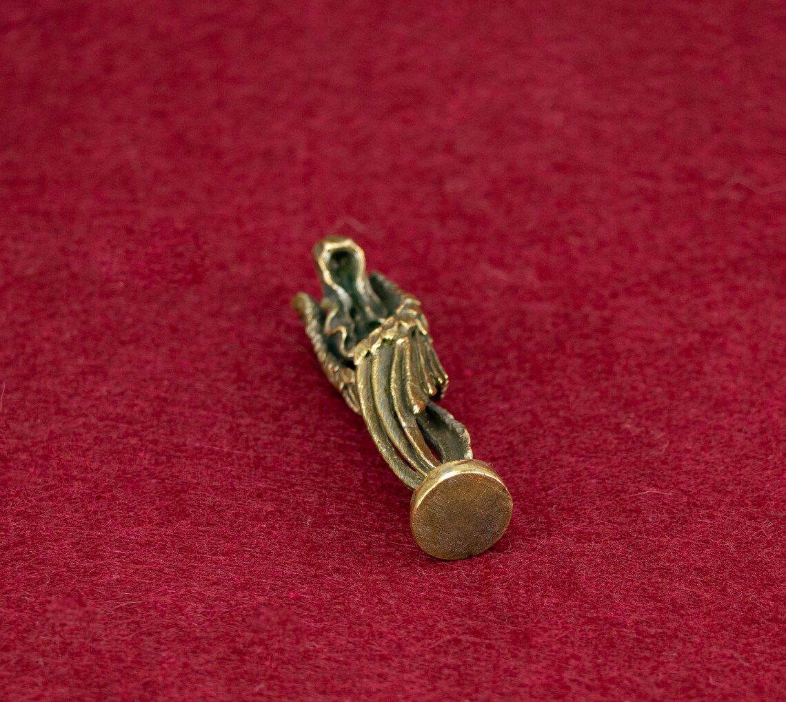 Vintage Pipe Tamper Brass Material Angel Tobacco Tamper Etsy