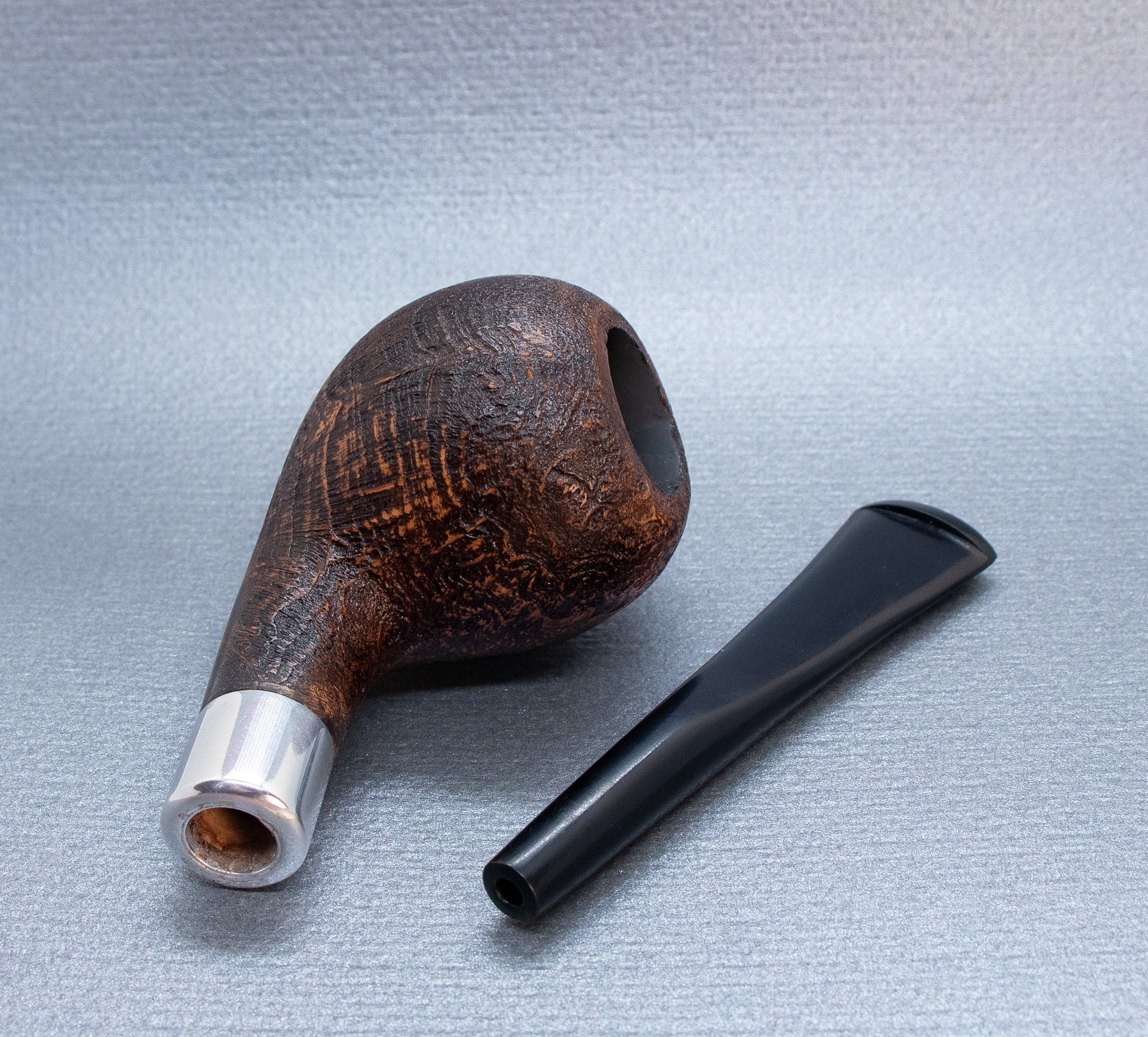 Smoking Pipe of Briar Exclusive Pipe With Vulcanite Stem Etsy