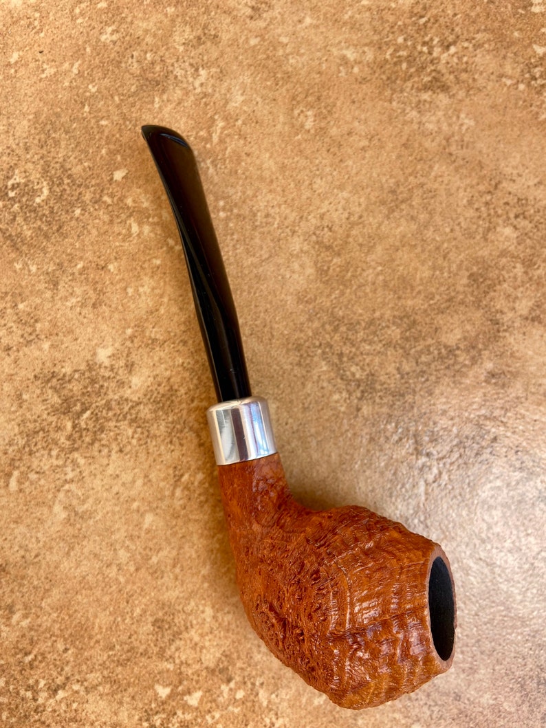 Smoking Pipe of Briar Exclusive Pipe With Vulcanite Stem Etsy