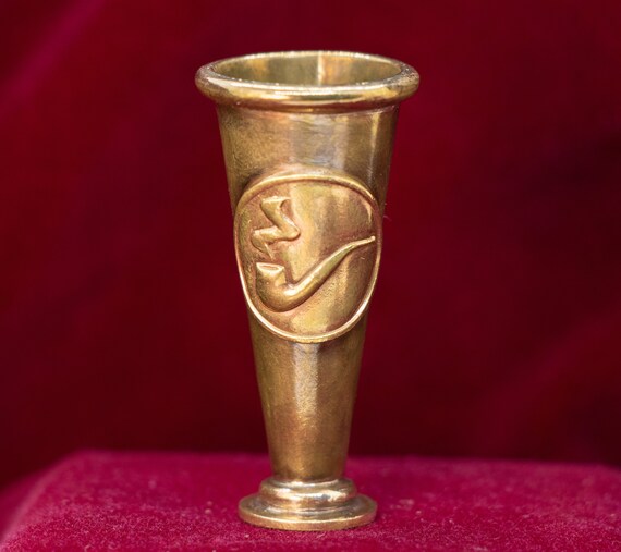Vintage Pipe tamper Brass material Glass tobacco tamper Etsy