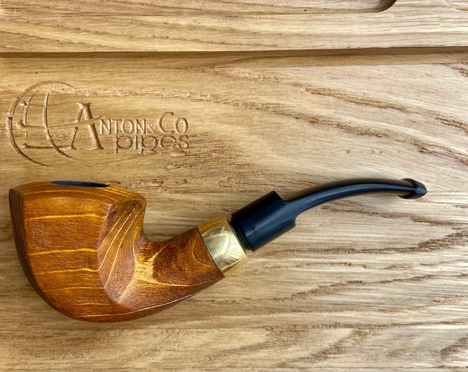 Tobacco Pipe Smoking Maple Wood Pipe Sandblast Pipe Tobacco Etsy