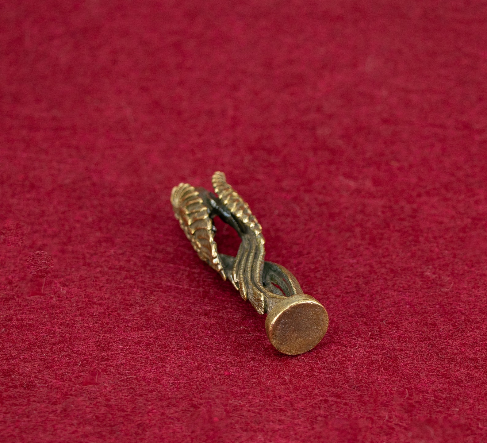 Vintage Pipe Tamper Brass Material Angel Tobacco Tamper Etsy