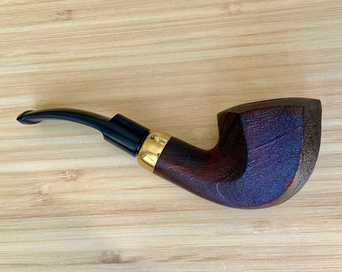 Tobacco Pipe Smoking Maple Wood Pipe Sandblast Pipe Tobacco Etsy