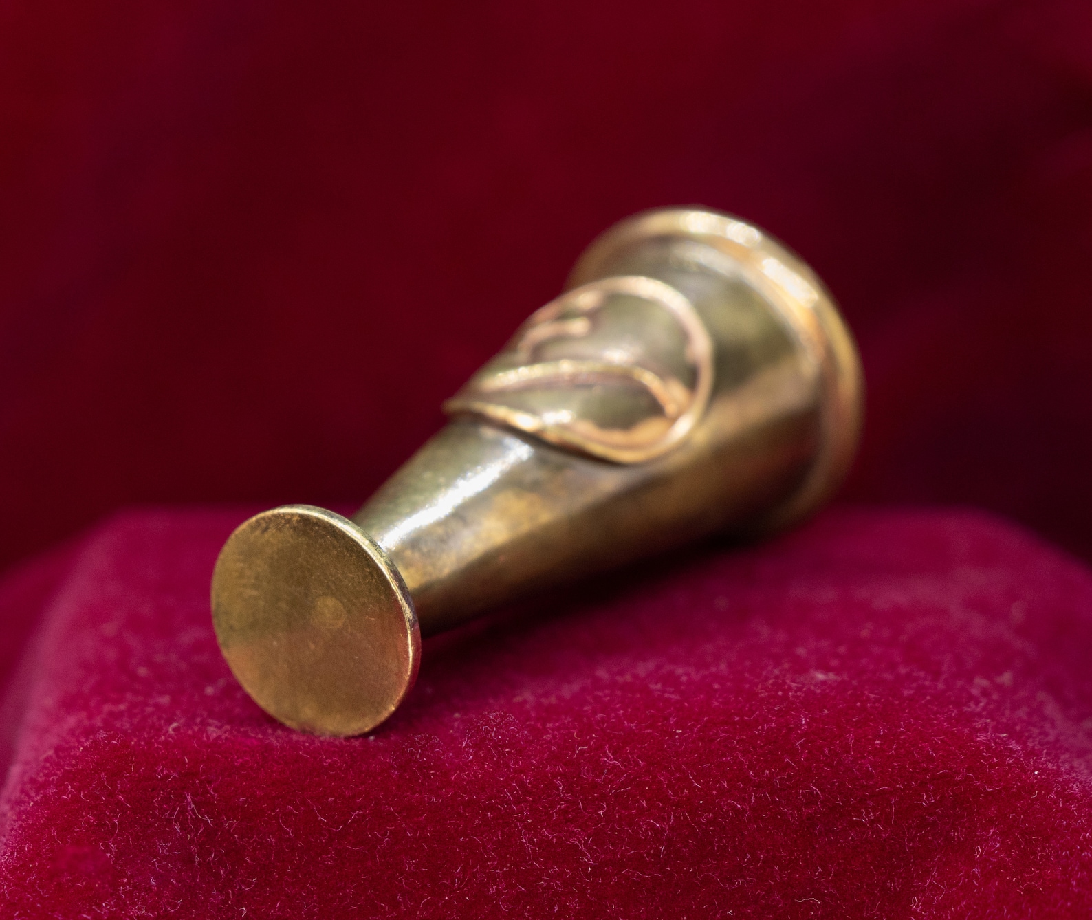 Vintage Pipe Tamper Brass Material Glass Tobacco Tamper Etsy