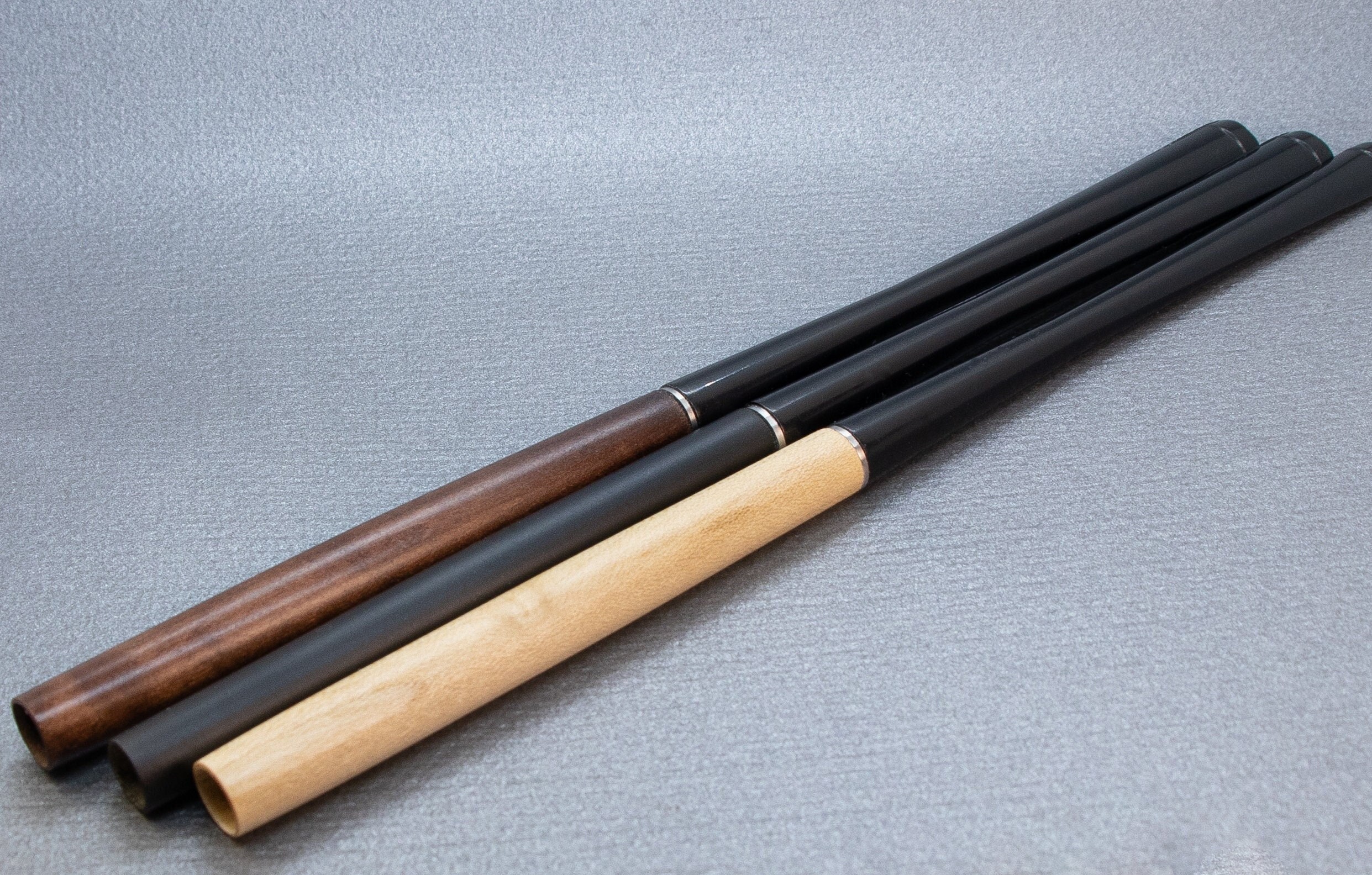 Long Cigarette Holder for standard size cigarettes, Handmade cigarette holder of maple tree with acrylic mouthpiece, Duralumin ring.