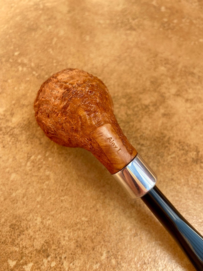 Smoking Pipe of Briar Exclusive Pipe With Vulcanite Stem Etsy