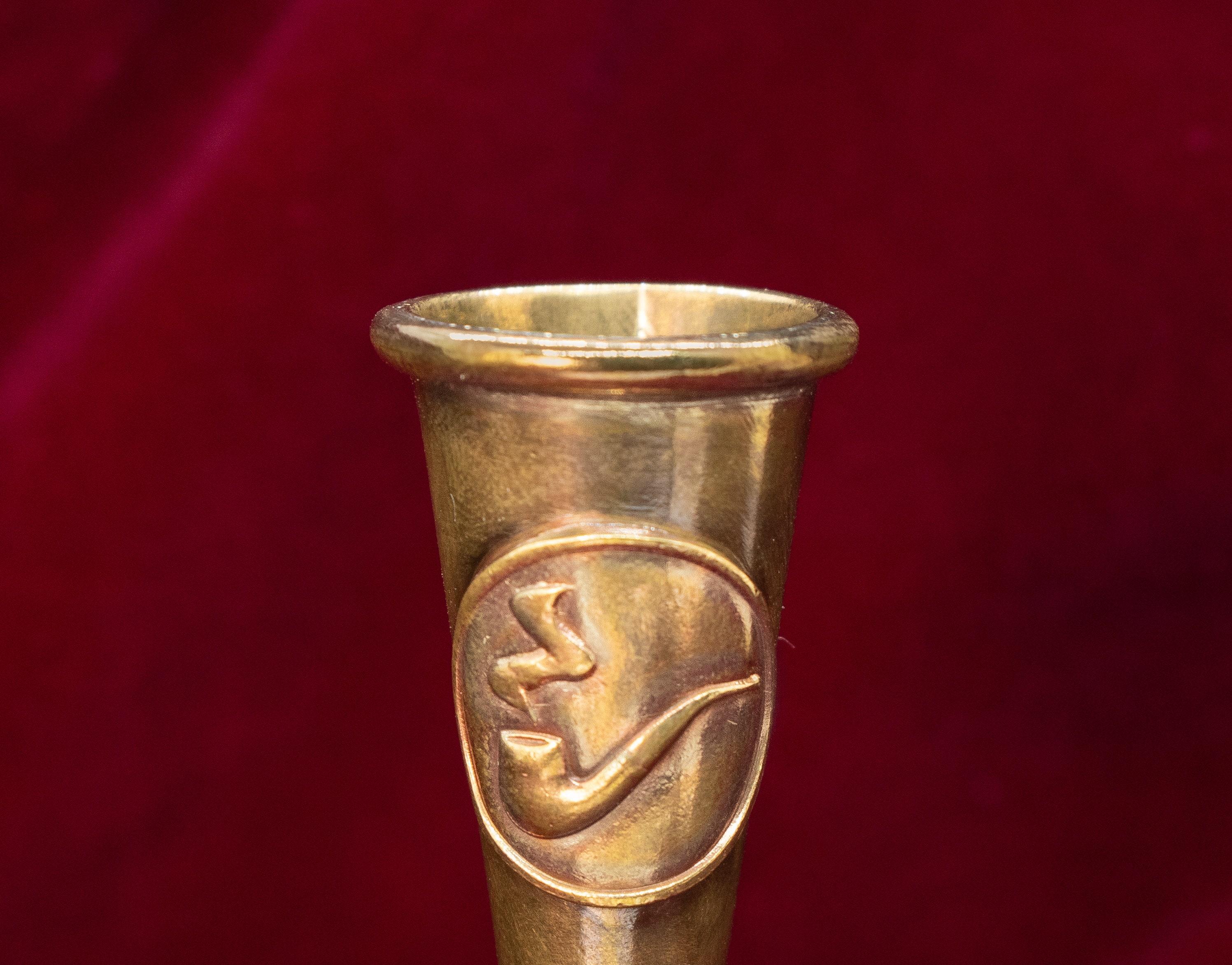 Vintage Pipe Tamper Brass Material Glass Tobacco Tamper Etsy