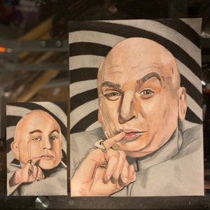 Dr. Evil und Mini Me Drucke