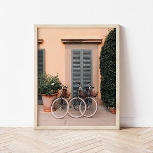 Travel Photography, Street Photography, Florence, Italy, Bicycle Photography, Printable Art, Wall Hanging, Digital Art, Landscape