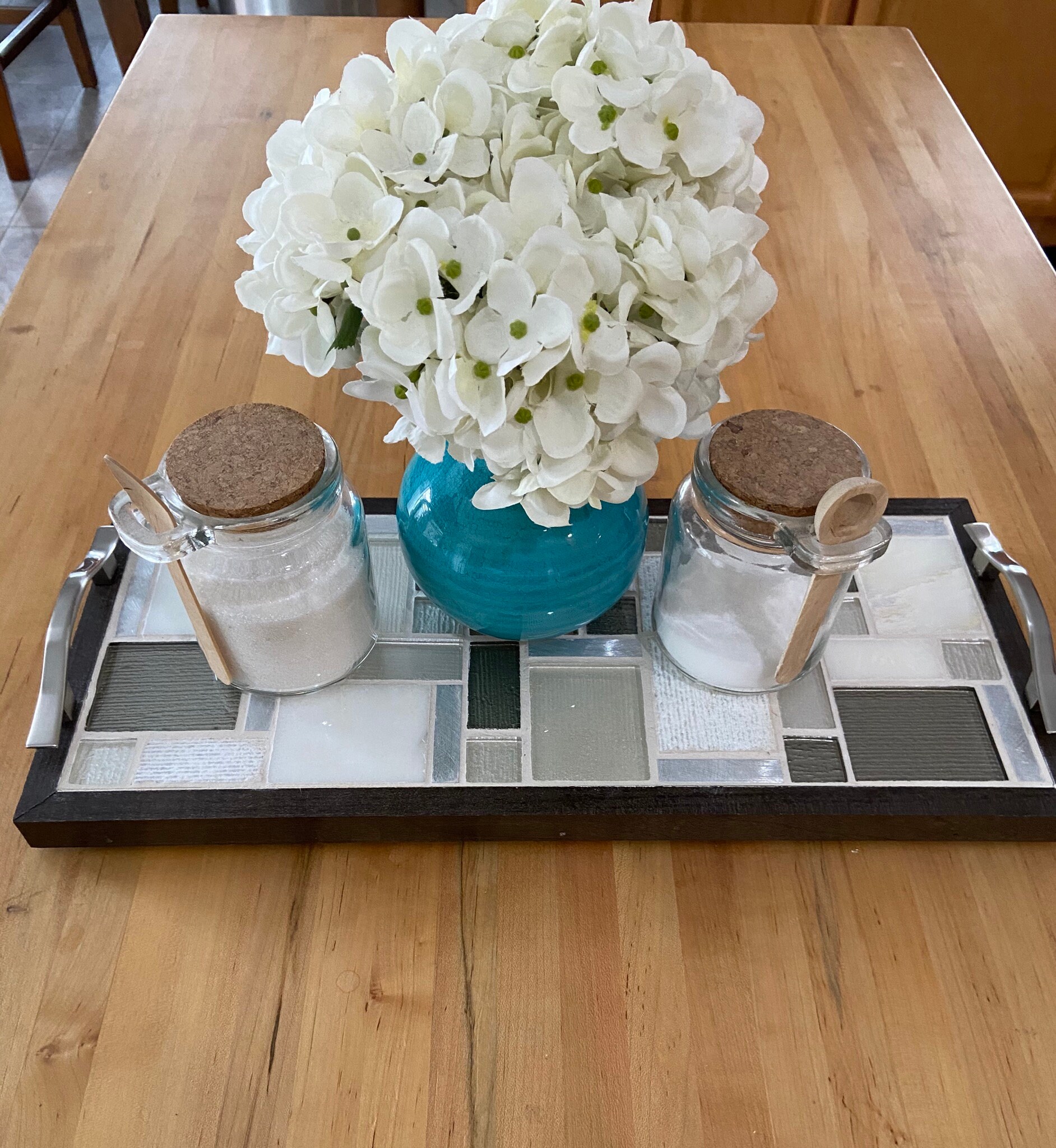 Decorative Tray Dining Room Table Centerpiece Kitchen Table Etsy