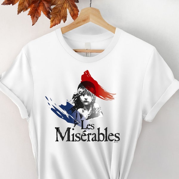 Les Miserables Tshirt, Broadway Musical Show, Musical Tshirt, Musical Theatre, Women Adult Tshirt, Gift Tshirt.