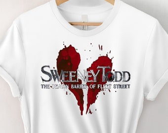 Sweeney Todd Broadway Musical Tshirt, Sweeney Todd Musical Tshirt, Sweeney Musical Theater Shirt, Musical Theater Shirt.
