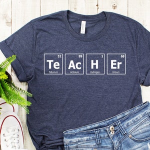 Teacher Periodic Table Shirt, Science Teacher Tee, Chemistry Teacher Shirt, Gift for Teacher, Elements Teacher Shirt, Tellurium Element.