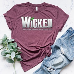 Wicked Broadway A New Musical Tshirt, Wicked Shirt, Broadway Musical ...