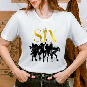 Six The Musical Shirt, Broadway Musical Shirt, Theatre Musical, Seymour, Cleves, Howard, Parr, Six the Musical