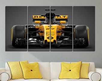 Formula 1 Canvas Print: Pit Stop Racing Car Wall Art