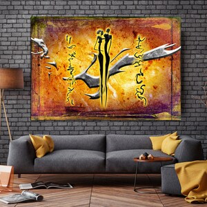 African Love Canvas Print: Ethnic Wall Art, Modern Home Decor