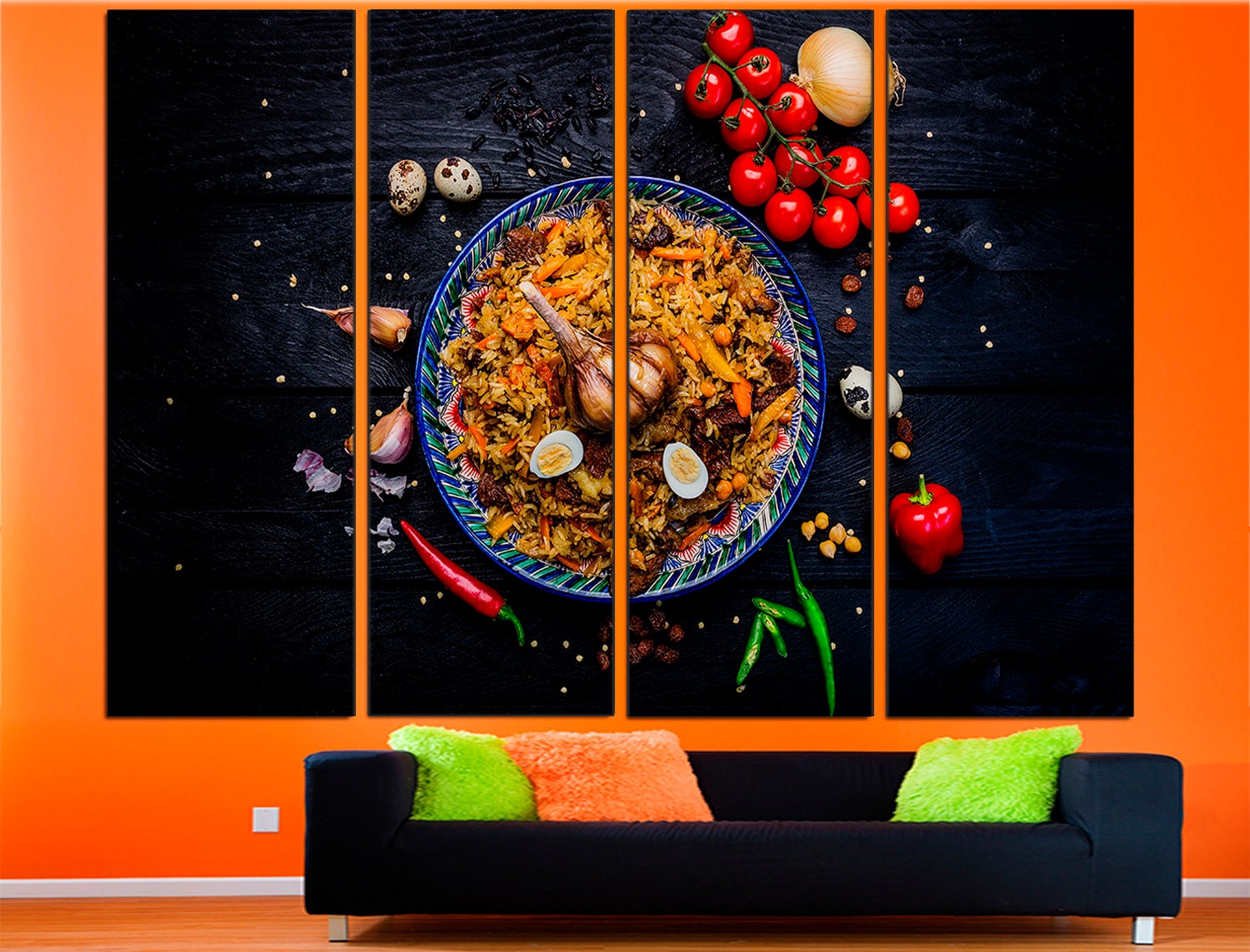 Govivo Vegan Food Wall Decor - Kitchen Wall Decor - Great Gift For Vegetarians, Vegans And Plant-based Eaters - 11x14 Unframed Print