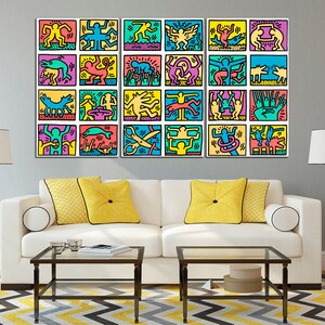Pop Art Collage Canvas Print: Contemporary Wall Art