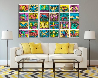 Pop Art Collage Canvas Print: Contemporary Wall Art