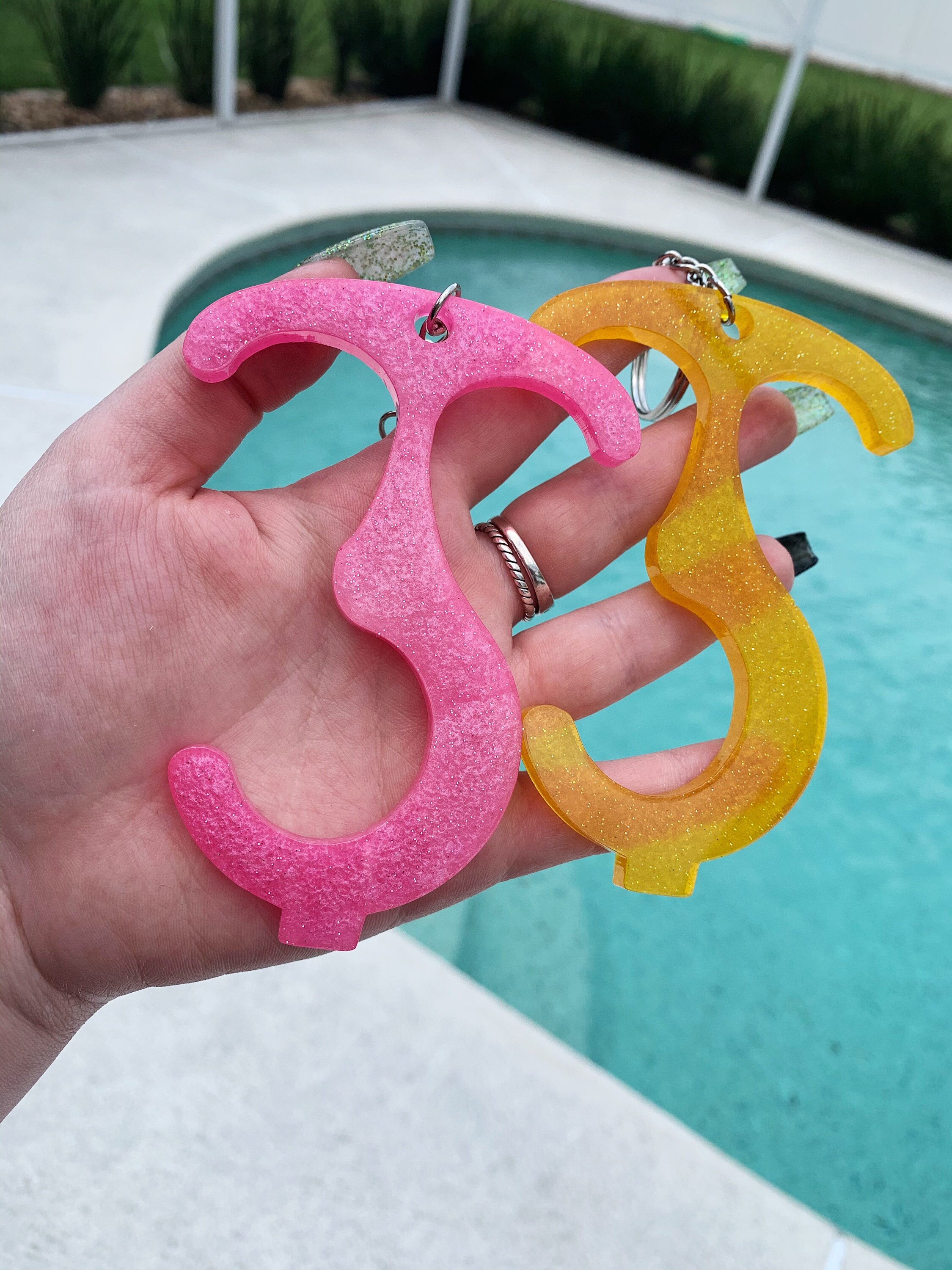 Customized Door Opening Keychain Etsy