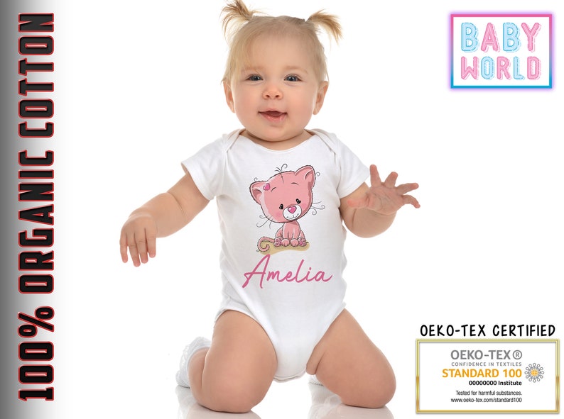 Personalized onesie 100 Organic Cotton baby gift newborn Etsy