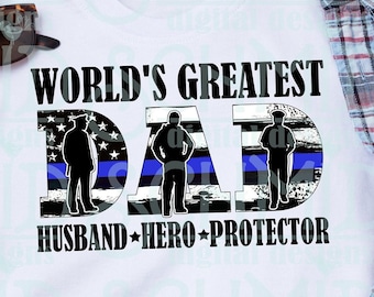 Download Police Dad Svg Etsy