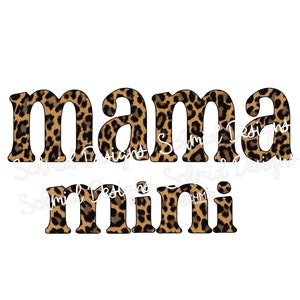 mama and mini svg, mama and mini jpg, mama and me png, mama and me vector, leopard mama and mini design, mama and mini png leopard print