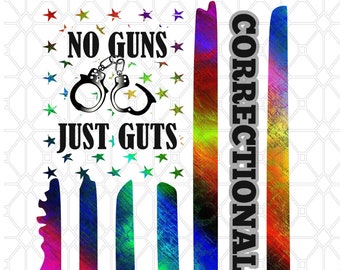 correctional Officer Flag METALLIC Thin Silver Line Flag, Correctional Officer Distressed Flag tie dye  flag Svg, PNG,Jpg, USA flag svg