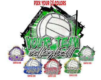 made to order custom VOLLEYBALL team PNG, volleyball mascot PNG, mascot design, mascot png,  mascot clipart, volleyball team design,