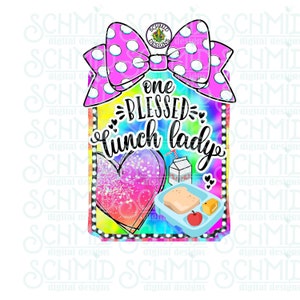 blessed lunch lady PNG/ lunch lady design / lunch lady png / DIGITAL DESIGN
