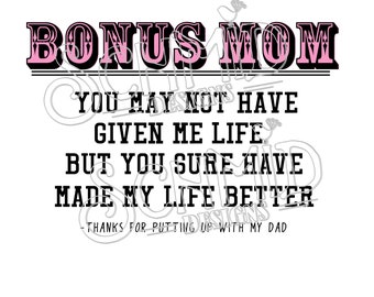 Download Bonus Mom Svg Etsy