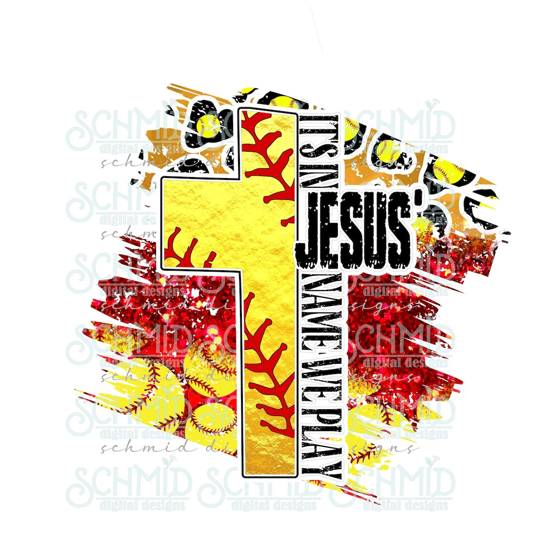 Softball Cross Png Softball Png Softball Background Png Etsy