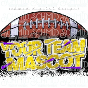 split, personalized football TEAM PNG, football mascot PNG, mascot design, mascot png, mascot clipart, football team design, football png