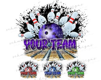 MADE TO ORDER Bowling png, Bowling-Design, Bowling-Team png, Bowling-Team Name, Bowling Sublimation png, Bowling benutzerdefiniertes Design