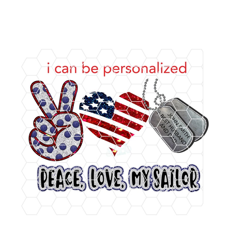 Download Peace Love sailor svg personalized/ personalized peace ...