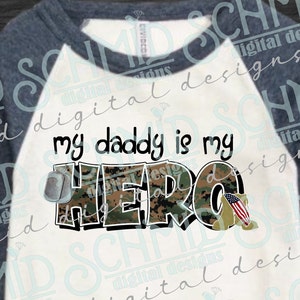 Marine My Daddy is My Hero Png / My Daddy is My Hero Png / - Etsy