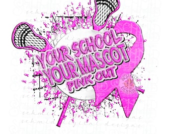 custom breast cancer lacrosse png,  lacrosse pink out, lacrosse breast cancer png, lacrosse breast cancer design,  lacrosse png