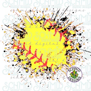 Negro, salpicadura de softbol png /softbol png/ fondo de softbol png/ fondo de softbol/ descarga digital
