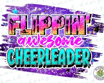 FLIPPIN' impresionante, porristas png, porristas png, diseño de camiseta de porristas, camiseta de porristas png, diseño de camiseta de porristas, diseño digital de porristas,