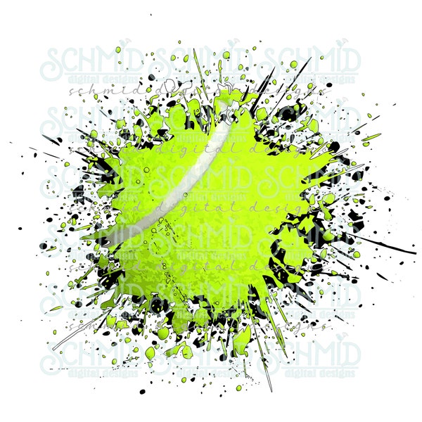 Tennis splatter PNG / tennis png / tennis game png / tennis clipart / love tennis png /  tennis DIGITAL design /