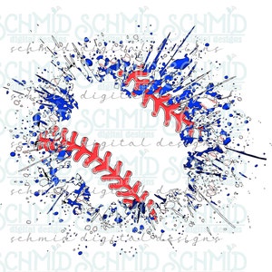 BLUE splatter baseball png, baseball png, baseball background png, baseball background, baseball digital download, baseball shirt png
